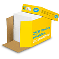 Data Copy A4, 80 gr. kopi -og laserpapir Non Stop Box (2.500 ark)